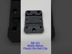 Clip DIN universal de 48 mm de ancho para molduras, clip DIN de resorte de nailon