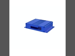 Carcasa de aluminio anodizado negro con cuerpo dividido y montaje en pared con brida 107*27*120mm