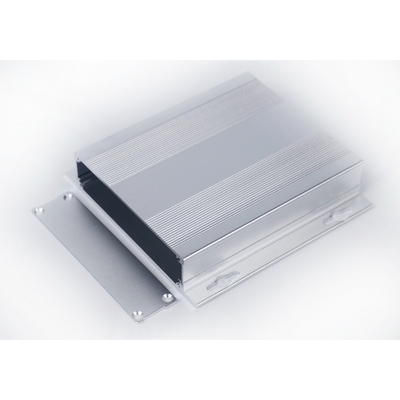 Cubierta de aluminio anodizado negro con montura de pared con brida 107*27*120mm