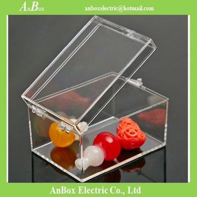 Caja rectangular del recinto del plástico transparente del policarbonato