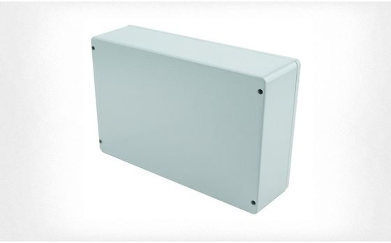 caja de conexiones al aire libre de aluminio del metal de 200x130x60m m Retangular
