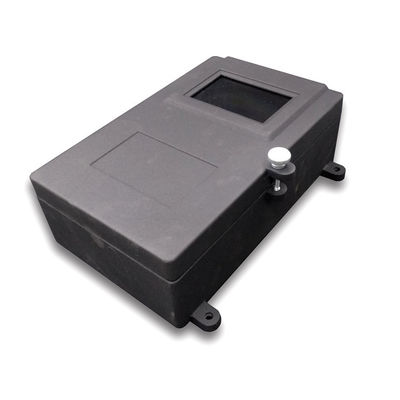 Caja de aluminio hermética con bisagras IP65 del soporte de la pared con la ventana
